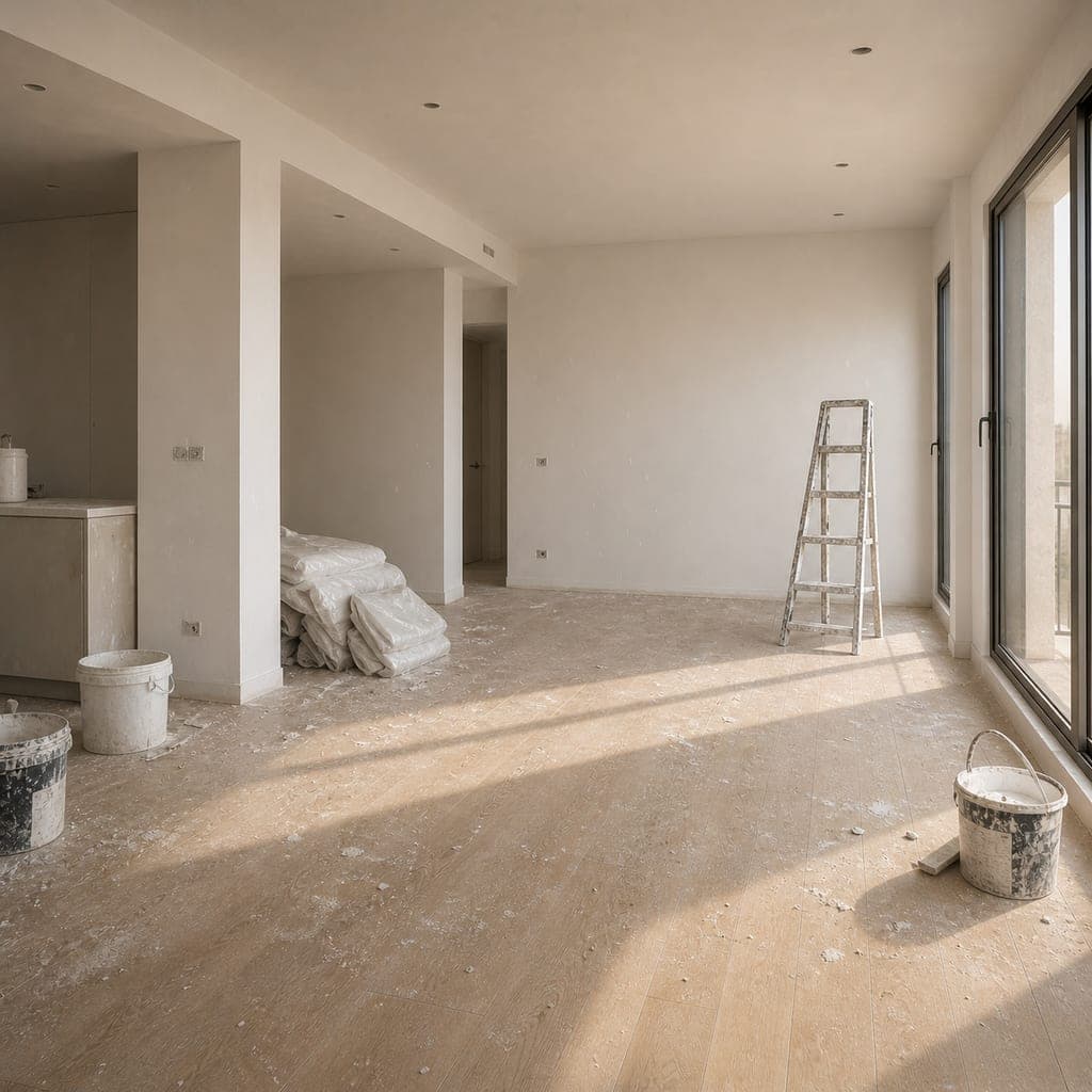 Fin de chantier appartement — nettoyage professionnel YAALRA