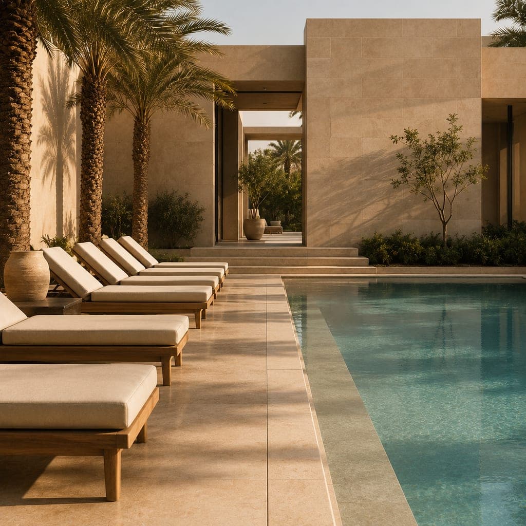 Nettoyage piscine (abords) — nettoyage professionnel YAALRA