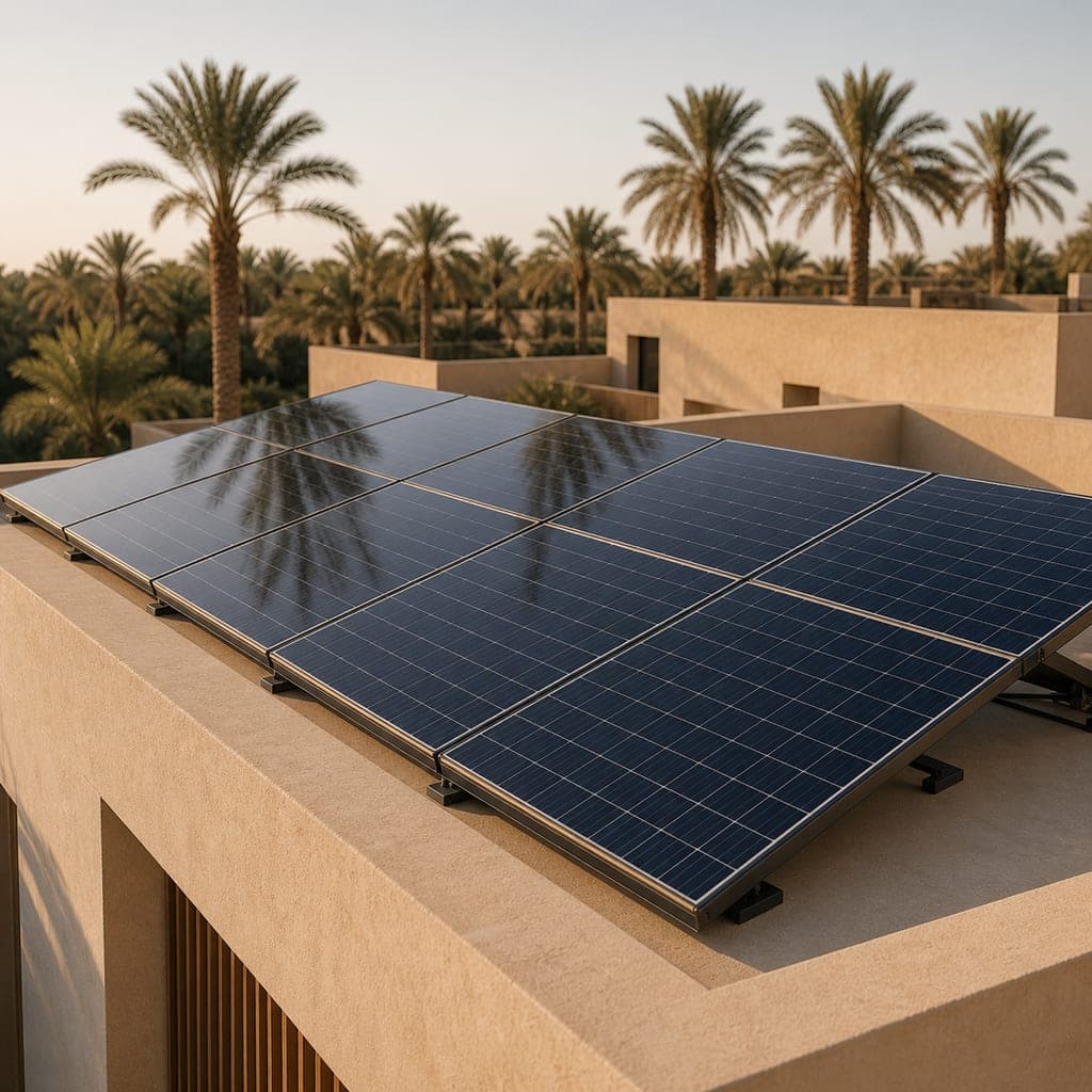 Panneaux solaires — nettoyage professionnel YAALRA