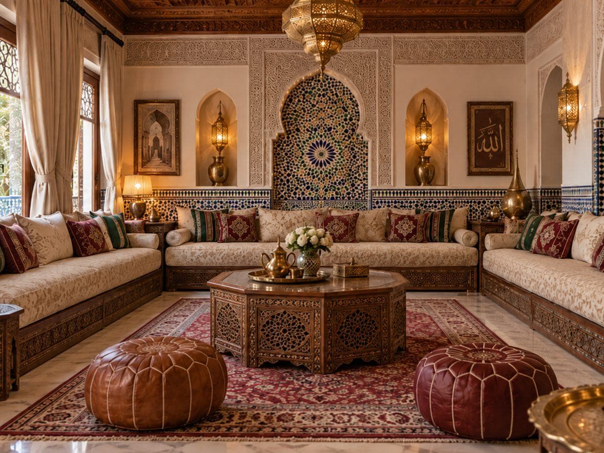 Salon marocain — nettoyage professionnel YAALRA